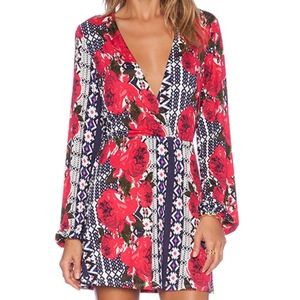 NBD x the Naven twins deep V mini dress